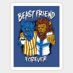 beast friend Sticker